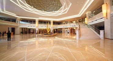 Aran White Marble lobby project