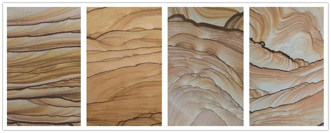 Natural Wooden Vein Beige Sandstone