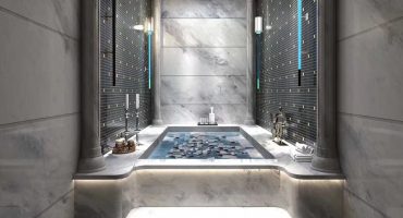 Orlando Grey Marble Bathroom