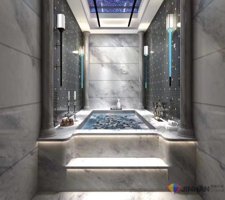 Orlando Grey Marble Bathroom